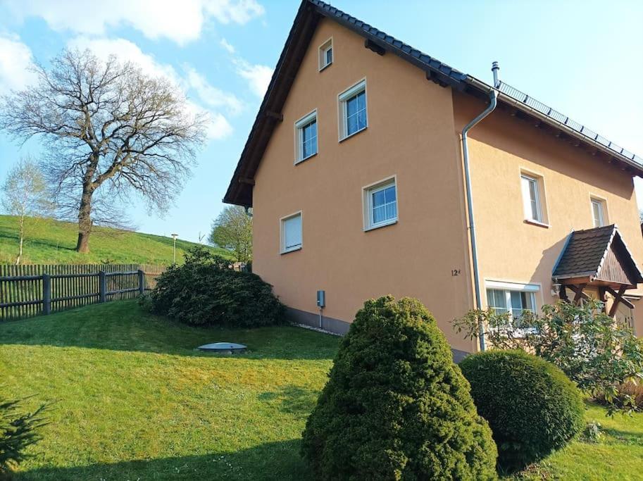 Villa Ferienhaus Perle Am Fusse Der Augustusburg Exterior foto
